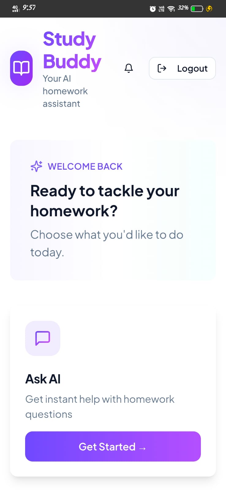 Study Boo App Study Buddy AI – Homework Assistant